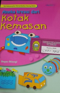Image of Aneka kreasi dari kotak kemasan