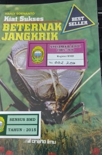 Image of Kiat suskses beternak jangkrik