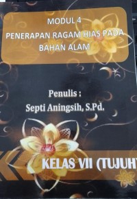 Image of Modul 4 : penerapan ragam hias pada bahan alam