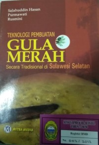 Image of Teknologi pembuatan gula merah secara tradisional di Sulawesi Selatan
